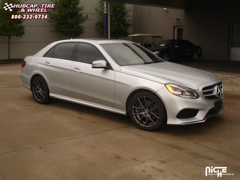 vehicle gallery/mercedes benz c350 niche targa m129  Anthracite wheels and rims